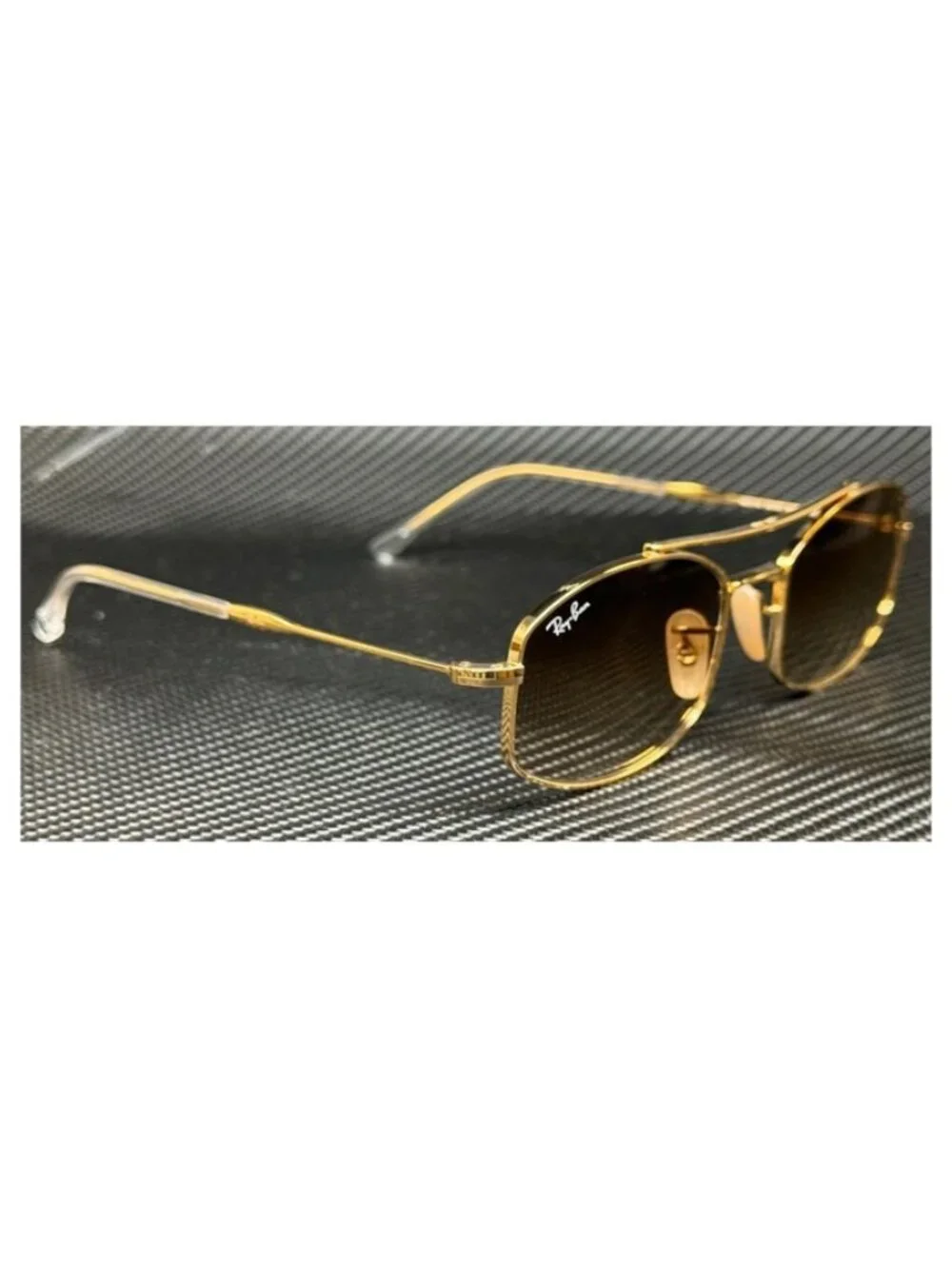 New Ray-ban Men Gold Arista Sunglasses 54-20-145